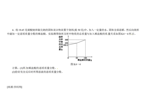 第4课时　溶液的浓度　溶液的配制_初中化学_01.人教版初中化学_07.初中化学中考总复习_2017-2018人教版初中化学专题复习题型突破
