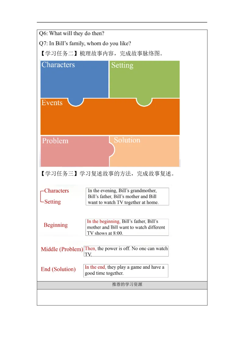 1125五年级英语(人教版)Unit+5++TV+Shows+（第六课时）-3学习任务单_26春四年级上下册人教版_四上英语合集人教版PEP英语四年级上册新教材（教学视频+课件+动画+音频+练习+教案）