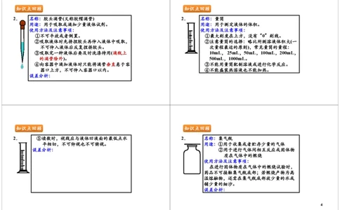 化学实验基础（常见的化学实验仪器、基本的实验操作）_初中化学_01.人教版初中化学_02.初中化学教学视频_2.初中化学--教学视频--带讲义_初三化学年卡55讲