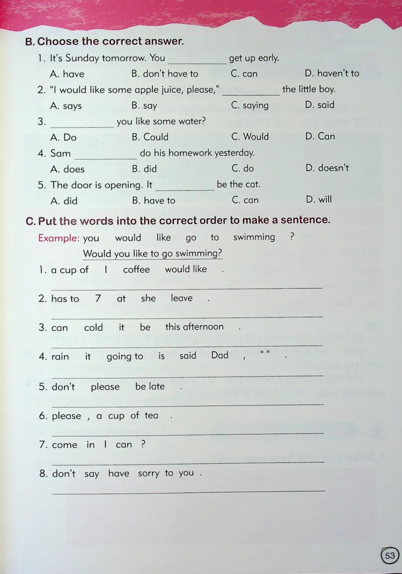 4英语~文霸-新_26春四年级上下册人教版_四上英语合集人教版PEP英语四年级上册新教材（教学视频+课件+动画+音频+练习+教案）_17练习资料_小学英语（预习复习资料大礼包）