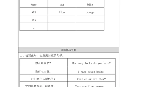24Unit8WhatcolorisitPartB_国家课_课后练习_26春四年级上下册人教版_四上英语合集人教版PEP英语四年级上册新教材（教学视频+课件+动画+音频+练习+教案）_17练习资料_《小学英语》