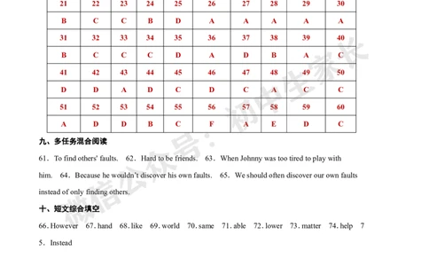 九年级英语上学期期末考前必刷卷（牛津译林版）（全解全析）_2026沪教牛津版英语_九年级英语上学期期末考前必刷卷（牛津译林版，含MP3）