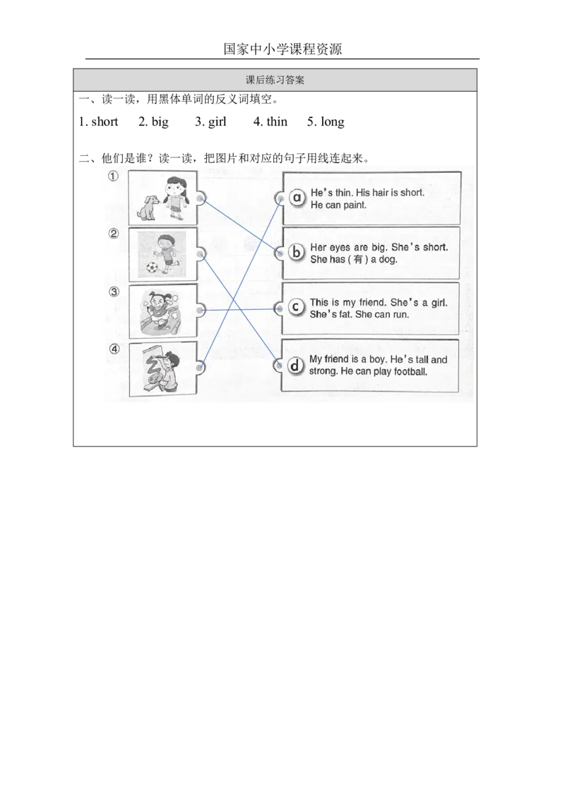 10Unit4Period1_课后练习_26春四年级上下册人教版_四上英语合集人教版PEP英语四年级上册新教材（教学视频+课件+动画+音频+练习+教案）_17练习资料_小学英语（预习复习资料大礼包）