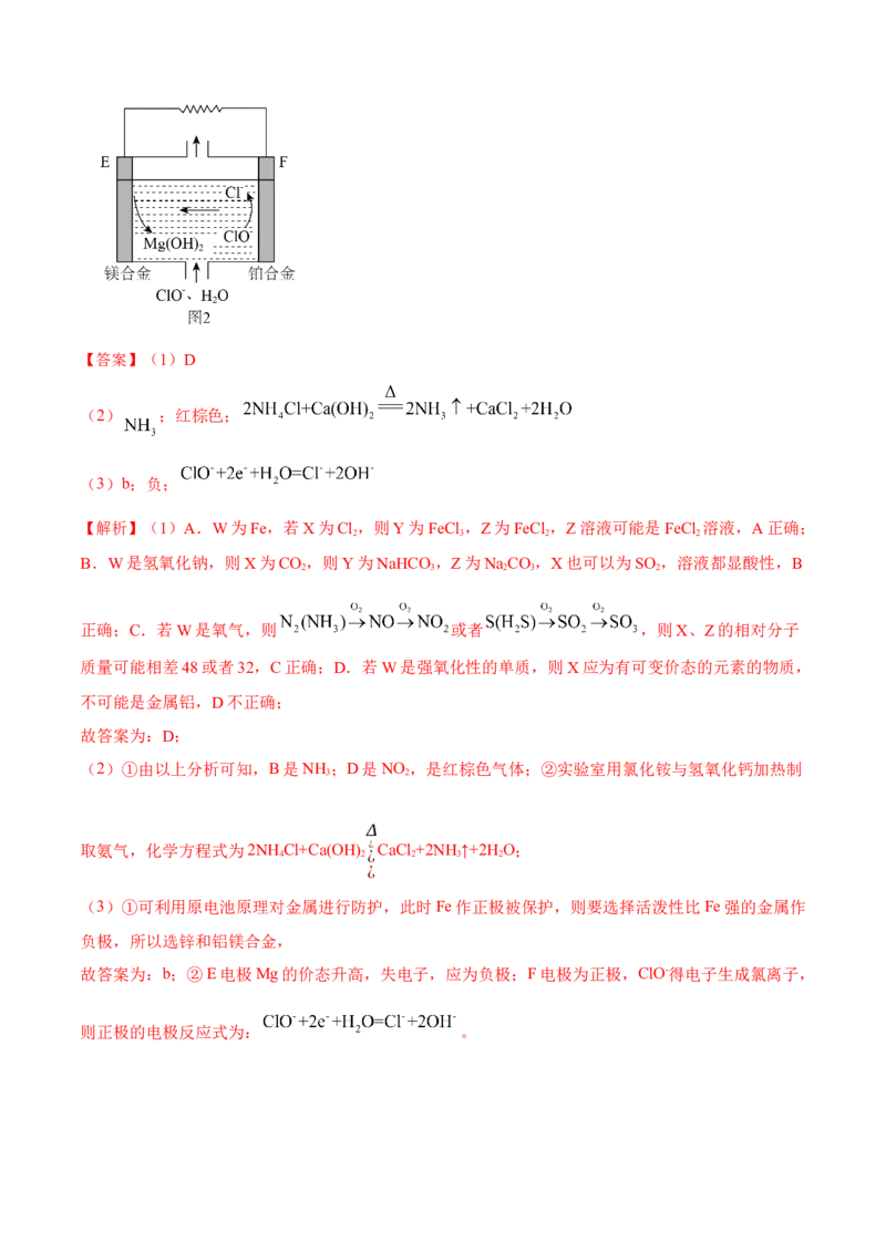 第四章章末归纳总结（解析版）_高化_595801221724高中化学新人教版选择性必修一二三电子版教案PPT课件高中试卷_选择性必修1册（人教版）_专项练习