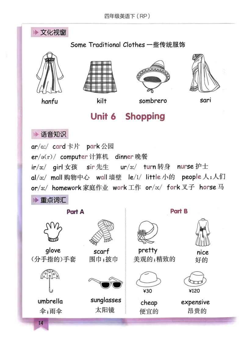 25春黄冈小状元作业本4下英语（PEP)-知识清单_26春四年级上下册人教版_四上英语合集人教版PEP英语四年级上册新教材（教学视频+课件+动画+音频+练习+教案）_17练习资料