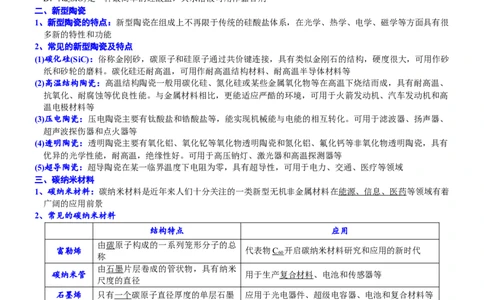 课时5.3.2硅酸盐材料-2020-2021学年高一化学必修第二册精品讲义（新教材人教版）_高化_2025春-人教版高中化学_02新版高中化学必修二_7.精品讲义