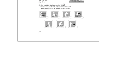 1130五年级英语(人教版)Unit+6+Chores（第二课时）-4练习题_26春四年级上下册人教版_四上英语合集人教版PEP英语四年级上册新教材（教学视频+课件+动画+音频+练习+教案）_17练习资料