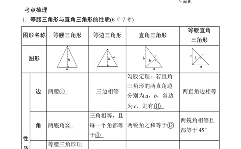 2025年中考数学总复习18微专题等腰三角形与直角三角形学案（含答案）_02中考总复习（2026版更新中）_02-数学-中考总复习_2025中考复习资料
