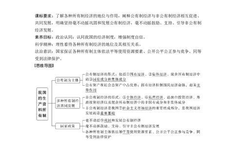 2023年高考政治一轮复习（全国版）第2单元第4课我国的生产资料所有制_8.2025政治总复习_赠品通用版（老高考）复习资料_一轮复习_2023年高考政治一轮复习讲义+课件（全国版）