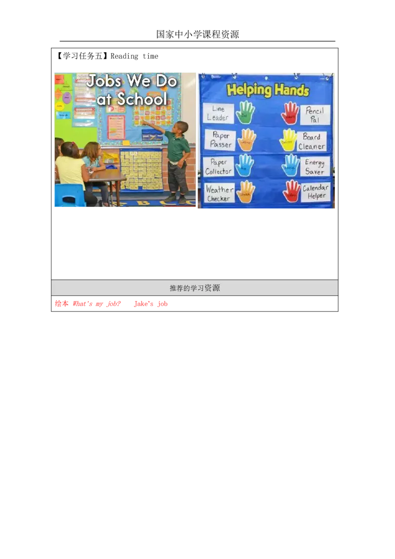 1Unit1WhatisyourfatherPartA_国家课_学习任务单_26春四年级上下册人教版_四上英语合集人教版PEP英语四年级上册新教材（教学视频+课件+动画+音频+练习+教案）_17练习资料_《小学英语》