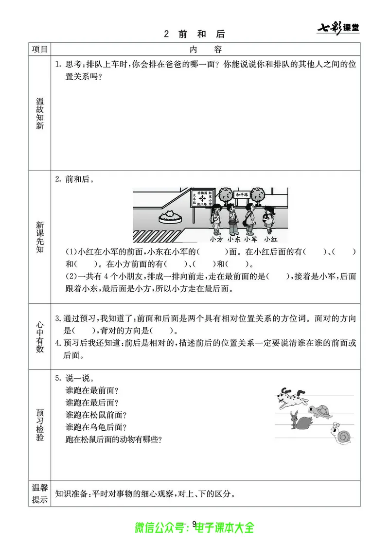 1b_26春四年级上下册人教版_四上英语合集人教版PEP英语四年级上册新教材（教学视频+课件+动画+音频+练习+教案）_17练习资料_小学英语（预习复习资料大礼包）_《预习卡》_1-6下册