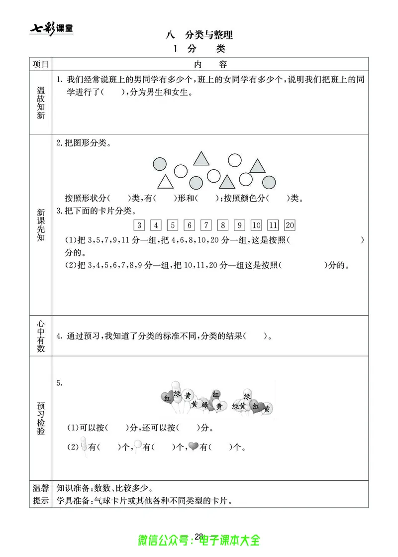 1b_26春四年级上下册人教版_四上英语合集人教版PEP英语四年级上册新教材（教学视频+课件+动画+音频+练习+教案）_17练习资料_小学英语（预习复习资料大礼包）_《预习卡》_1-6下册