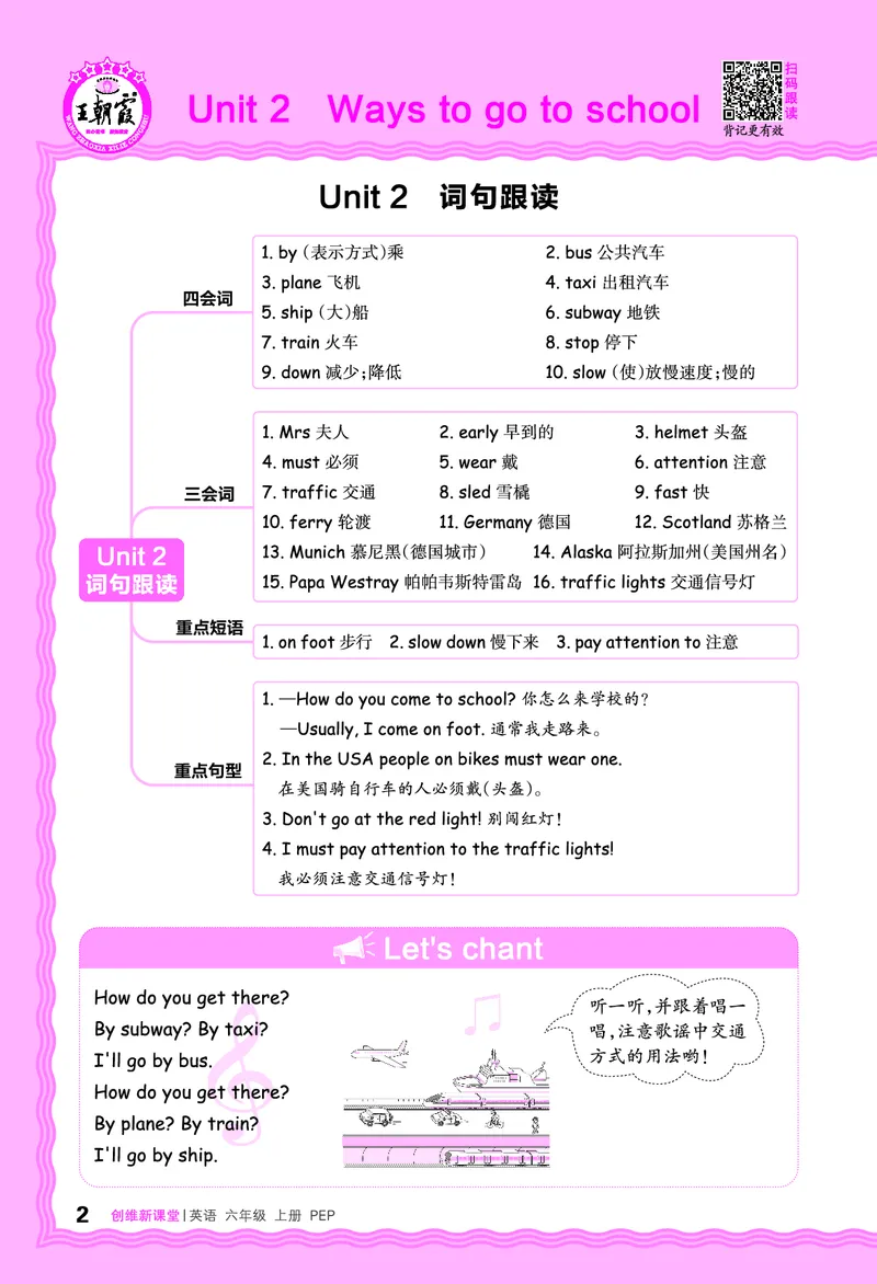 2024秋新版王朝霞《词句跟读》人教PEP六上_26春四年级上下册人教版_四上英语合集人教版PEP英语四年级上册新教材（教学视频+课件+动画+音频+练习+教案）_17练习资料