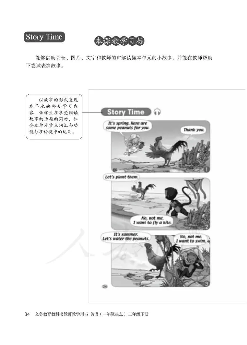 2下_26春四年级上下册人教版_四上英语合集人教版PEP英语四年级上册新教材（教学视频+课件+动画+音频+练习+教案）_16教师用书_小学英语_人教新起点小学英语（一起点）