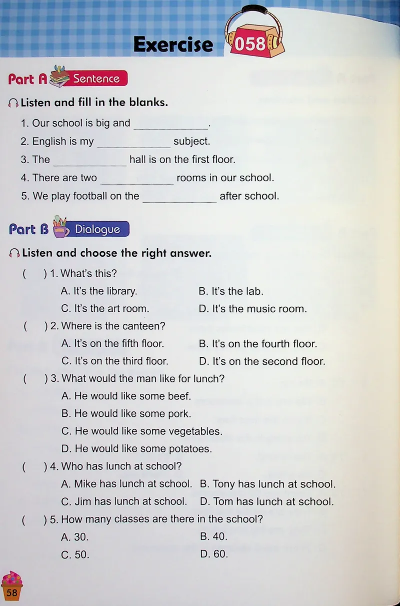 4英语~听霸-新_26春四年级上下册人教版_四上英语合集人教版PEP英语四年级上册新教材（教学视频+课件+动画+音频+练习+教案）_17练习资料_小学英语（预习复习资料大礼包）