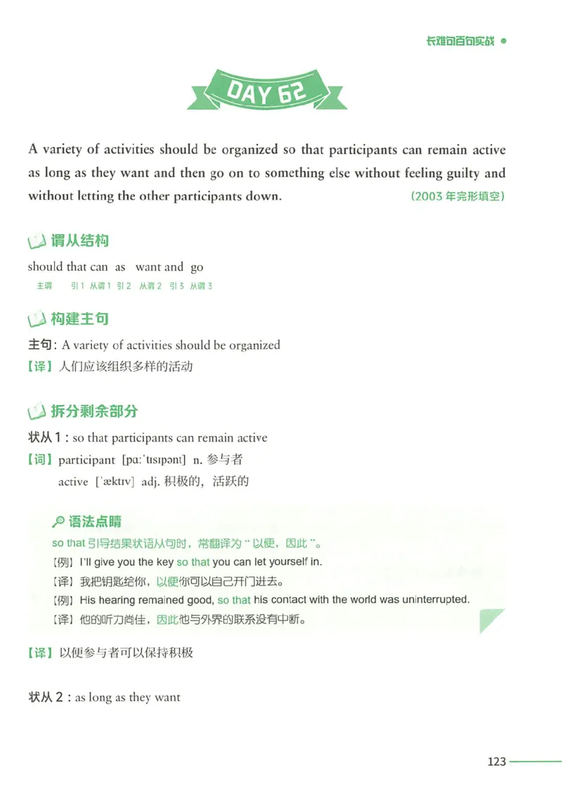 25Monkey锐记语法（考研英语语法及长难句百句实战）_考研_英语_03.Monkey_25Monkey《百句实战》笔记