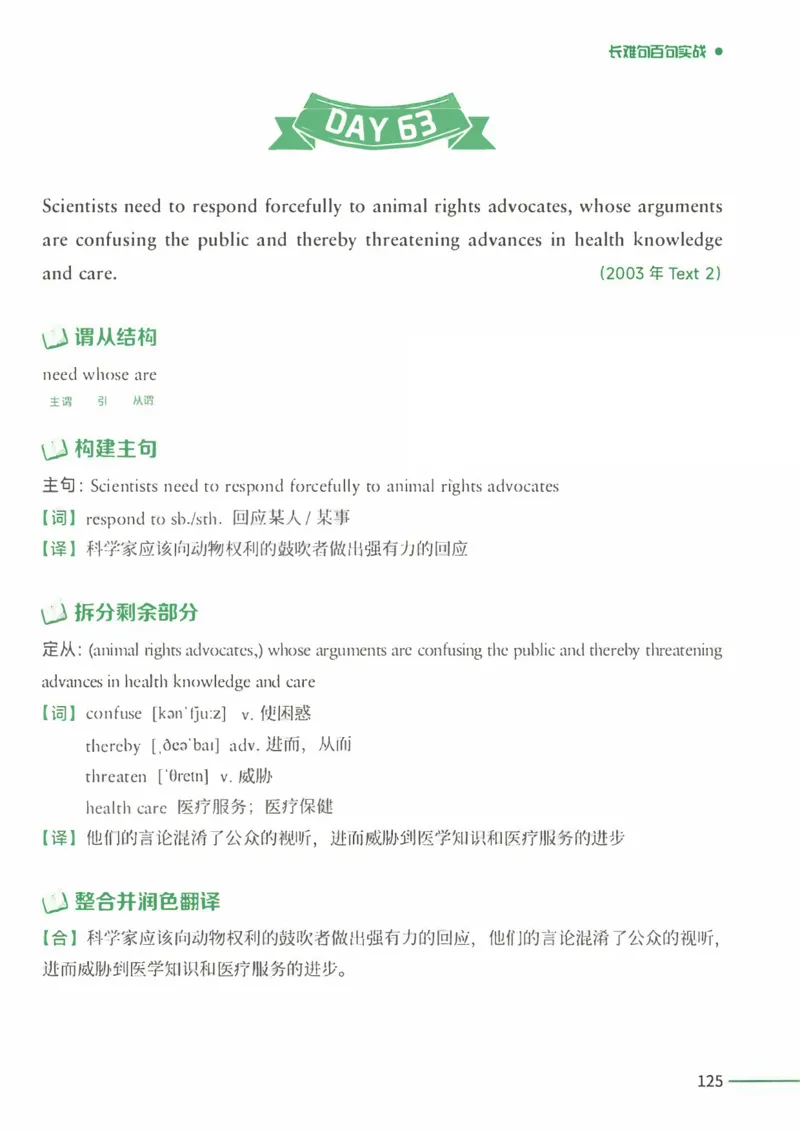 25Monkey锐记语法（考研英语语法及长难句百句实战）_考研_英语_03.Monkey_25Monkey《百句实战》笔记