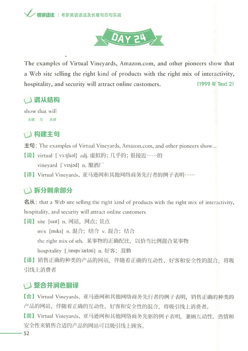 25Monkey锐记语法（考研英语语法及长难句百句实战）_考研_英语_03.Monkey_25Monkey《百句实战》笔记