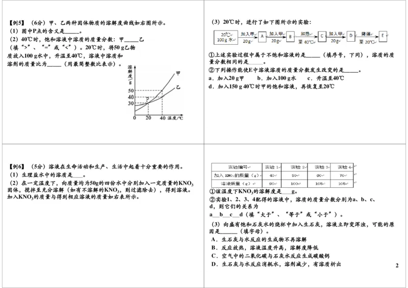 溶液综合练习重点突破（二）_初中化学_01.人教版初中化学_03.初中化学专项视频_8837中考化学溶液综合练习重点突破2讲陈潭飞_第2讲溶液综合练习重点突破（二）