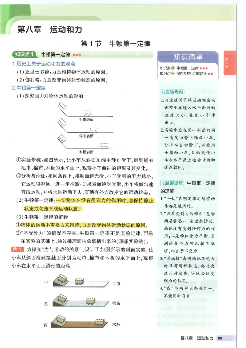 2025版53初中知识清单物理_初中全科《53初中知识清单》2025版