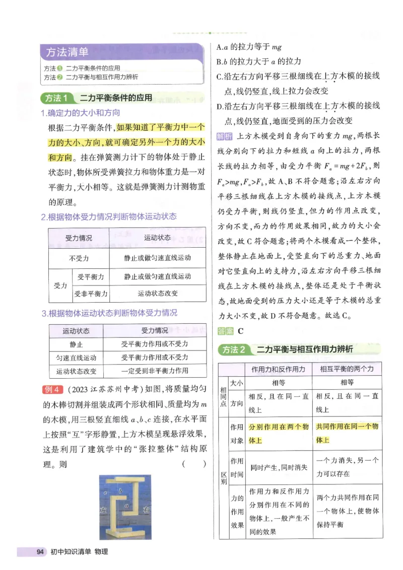 2025版53初中知识清单物理_初中全科《53初中知识清单》2025版