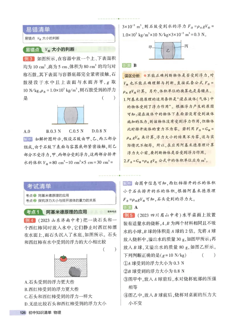 2025版53初中知识清单物理_初中全科《53初中知识清单》2025版