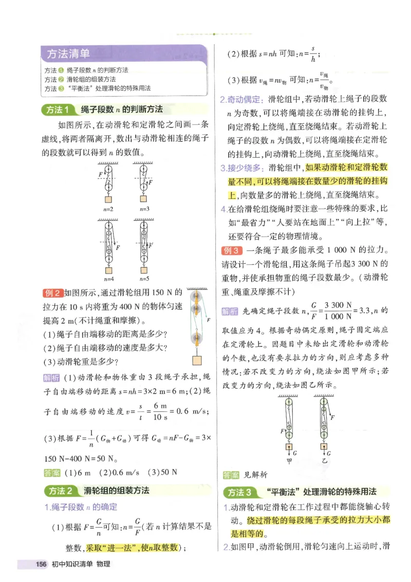 2025版53初中知识清单物理_初中全科《53初中知识清单》2025版