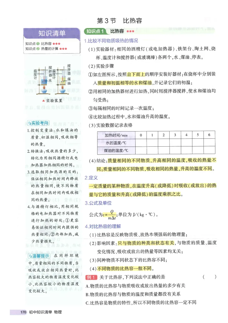 2025版53初中知识清单物理_初中全科《53初中知识清单》2025版