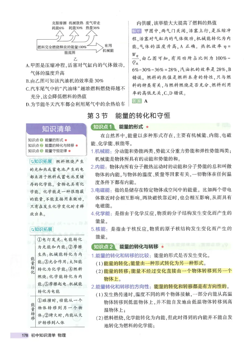 2025版53初中知识清单物理_初中全科《53初中知识清单》2025版