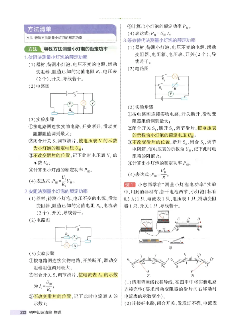 2025版53初中知识清单物理_初中全科《53初中知识清单》2025版