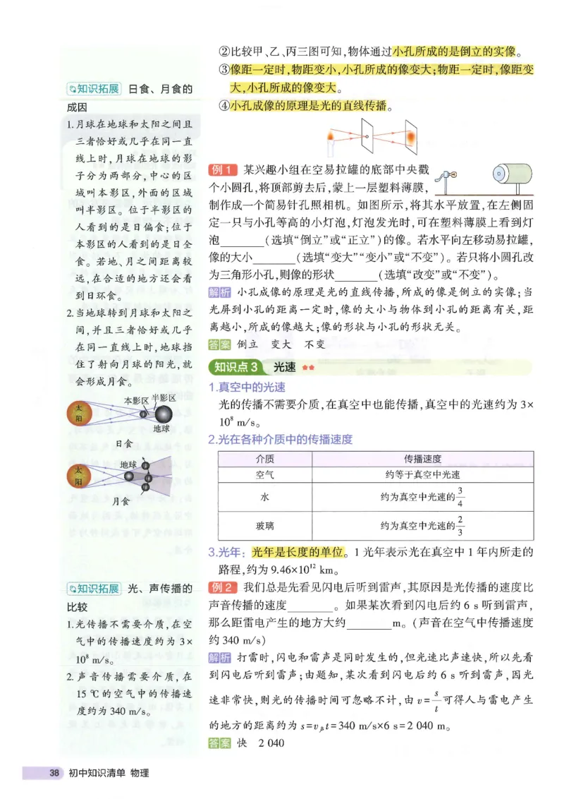 2025版53初中知识清单物理_初中全科《53初中知识清单》2025版