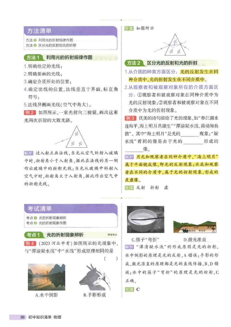 2025版53初中知识清单物理_初中全科《53初中知识清单》2025版