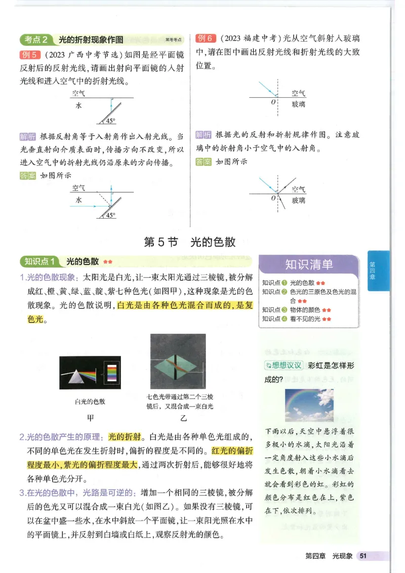 2025版53初中知识清单物理_初中全科《53初中知识清单》2025版
