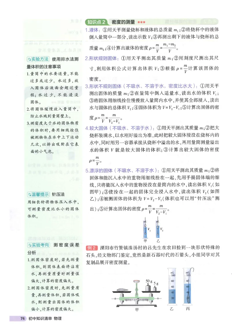 2025版53初中知识清单物理_初中全科《53初中知识清单》2025版