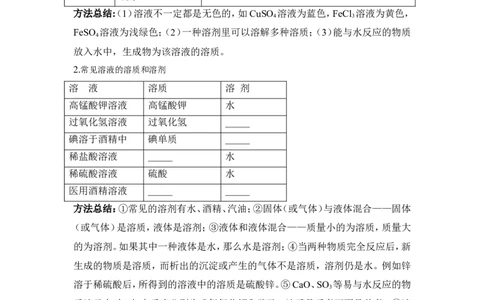 狙击中考之化学总复习：第九单元溶液_初中化学_01.人教版初中化学_07.初中化学中考总复习_狙击中考之化学总复习