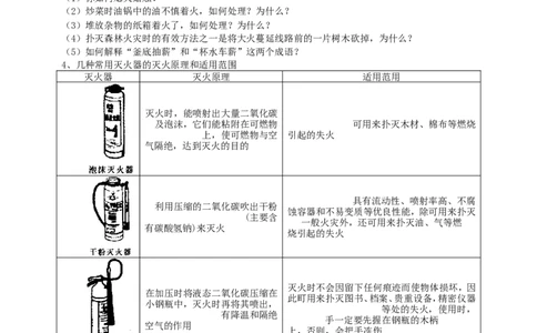 课题1燃烧和灭火_初中化学_01.人教版初中化学_01.初中化学课件PPT--教案--试题_初中化学全套_化学教案_化学：人教版九年级上册新版教案（23份）_第7单元