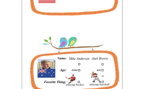 0908三年级英语（人教版）《Unit+1+Myself》(第五课时)-+任务单_26春四年级上下册人教版_四上英语合集人教版PEP英语四年级上册新教材（教学视频+课件+动画+音频+练习+教案）_17练习资料