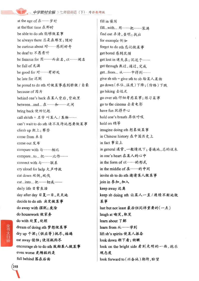 2025版新版外研七下全解_七下外研版2026英语_2025春_15.教材全解