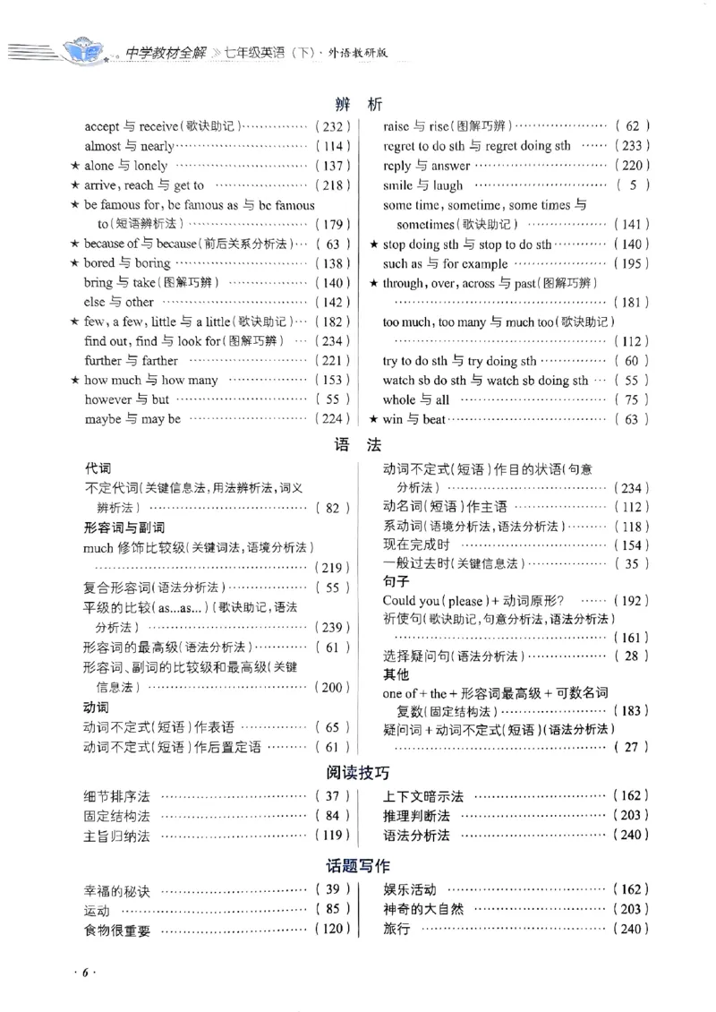2025版新版外研七下全解_七下外研版2026英语_2025春_15.教材全解