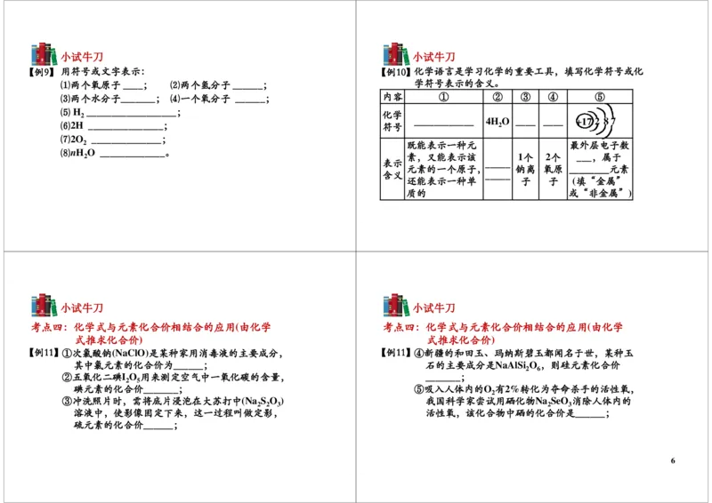 常见化学符号的规范性应用（元素符号周围数值的含义、化学式的意义）_初中化学_01.人教版初中化学_02.初中化学教学视频_2.初中化学--教学视频--带讲义_初三化学年卡55讲