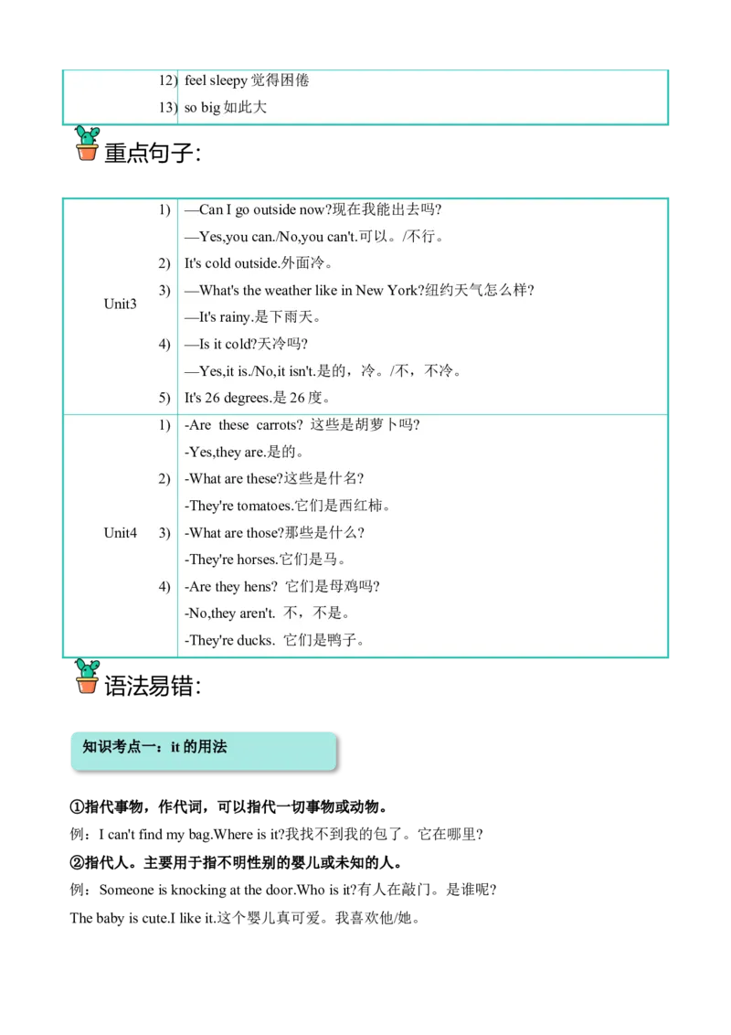 U3-U4阶段质量检测听力专项-2023-2024学年小学英语四年级下册同步听力专项系列（人教PEP版）_2026春人教四下_29赠送其它资料_旧版四下资料包_听力专项练习-T4_2024版