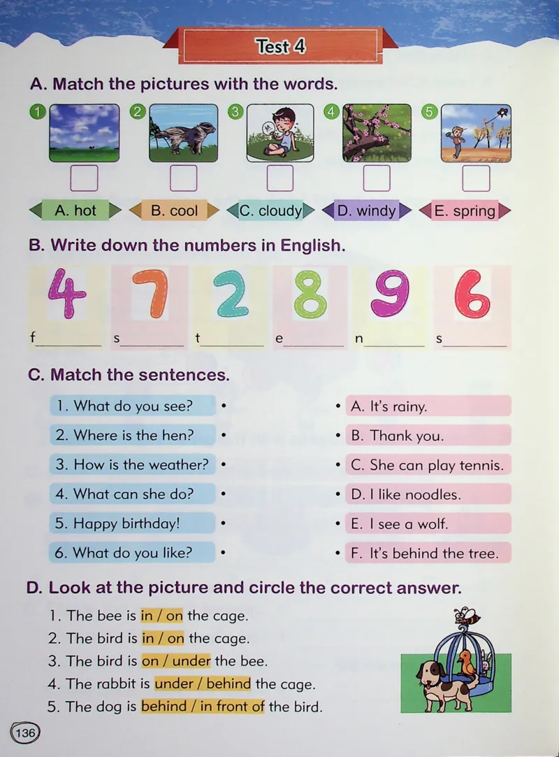 1英语~文霸-新_26春四年级上下册人教版_四上英语合集人教版PEP英语四年级上册新教材（教学视频+课件+动画+音频+练习+教案）_17练习资料_小学英语（预习复习资料大礼包）