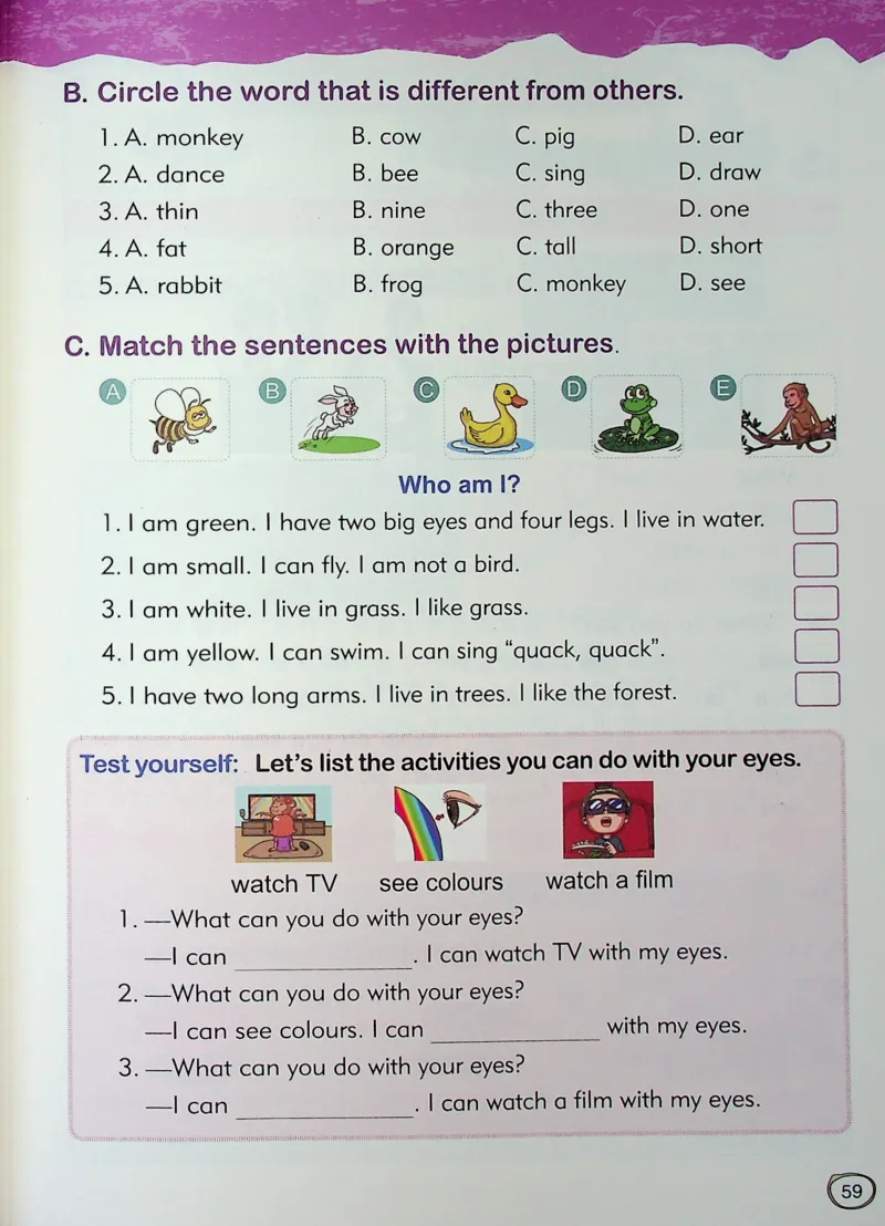 1英语~文霸-新_26春四年级上下册人教版_四上英语合集人教版PEP英语四年级上册新教材（教学视频+课件+动画+音频+练习+教案）_17练习资料_小学英语（预习复习资料大礼包）