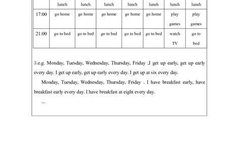 22Unit7It'sTuesday.PartC_国家课_课后练习_26春四年级上下册人教版_四上英语合集人教版PEP英语四年级上册新教材（教学视频+课件+动画+音频+练习+教案）_17练习资料_《小学英语》