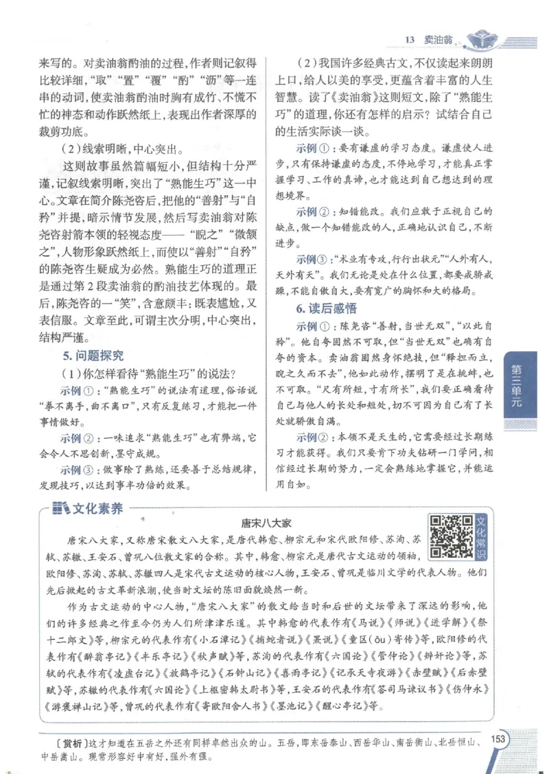 2025版《初中教材全解》语文七下_新人教版七下语文学习资料包_13.配套教辅练习