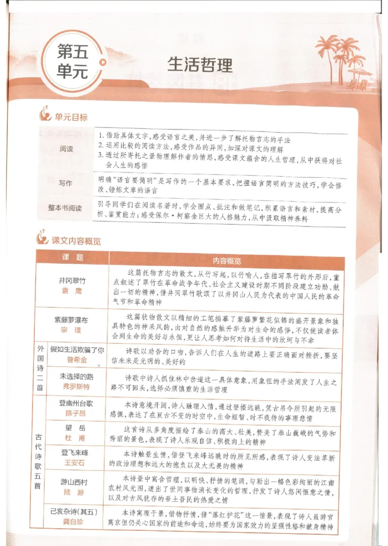 2025版《初中教材全解》语文七下_新人教版七下语文学习资料包_13.配套教辅练习