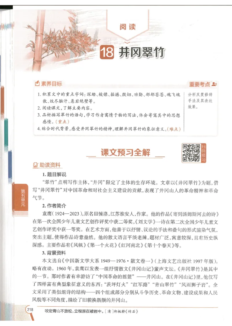 2025版《初中教材全解》语文七下_新人教版七下语文学习资料包_13.配套教辅练习