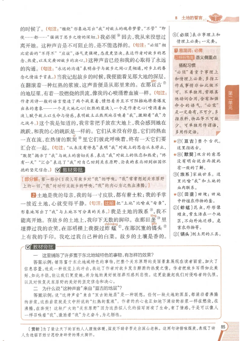 2025版《初中教材全解》语文七下_新人教版七下语文学习资料包_13.配套教辅练习
