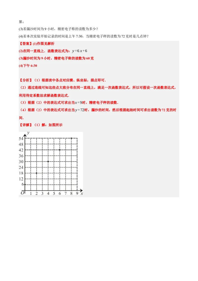 专题11一次函数的应用（解析版）_中考数学一轮复习word_解析版