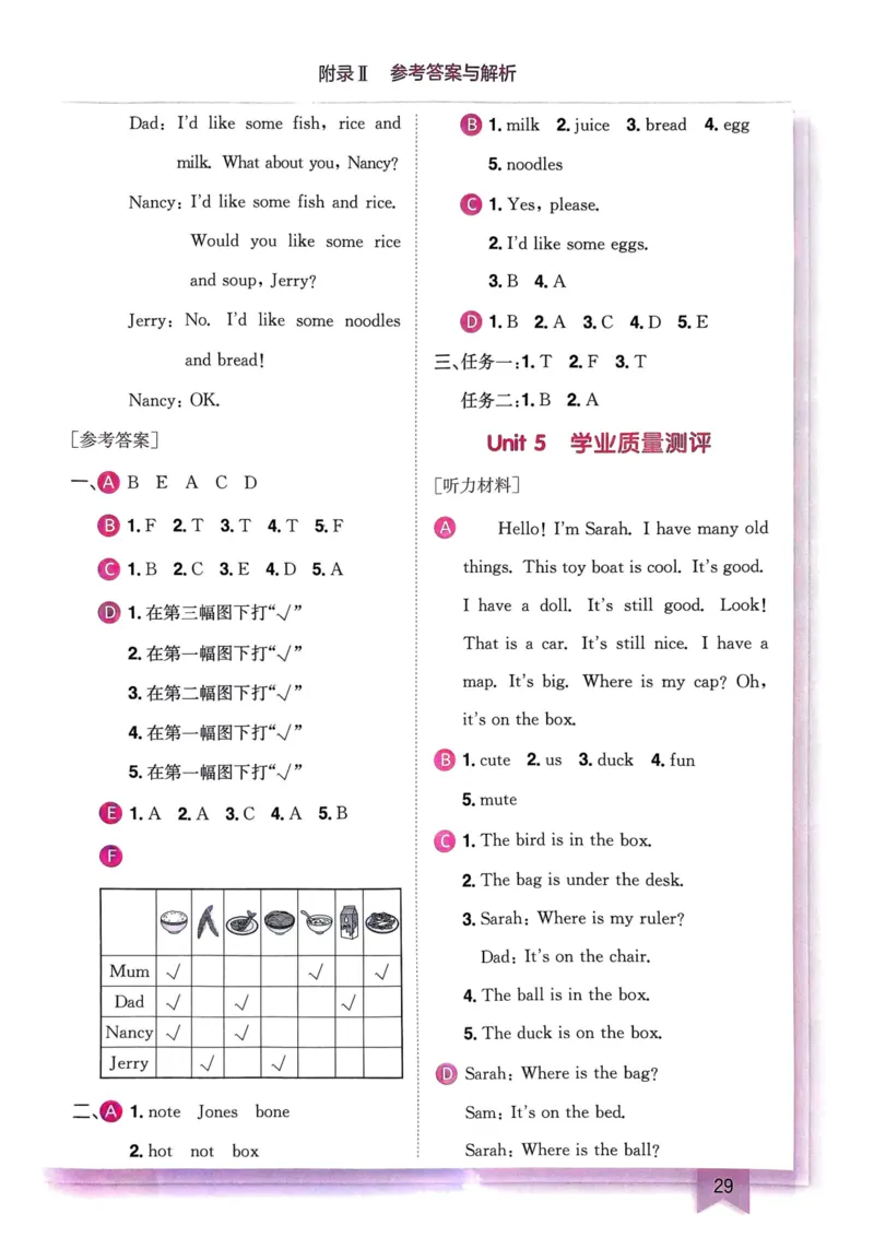 25春黄冈小状元3下英语（Pep）-答案_26春四年级上下册人教版_四上英语合集人教版PEP英语四年级上册新教材（教学视频+课件+动画+音频+练习+教案）_17练习资料_《黄冈小状元作业本》25春